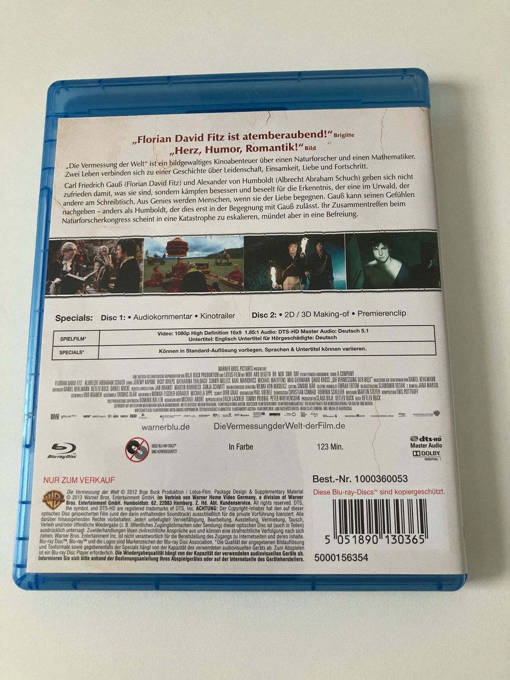 Tutti i DVDs: Die Vermessung der Welt - Blu-ray - Florian D Fitz – Usato da Arbon venduto da Sugofresser 1