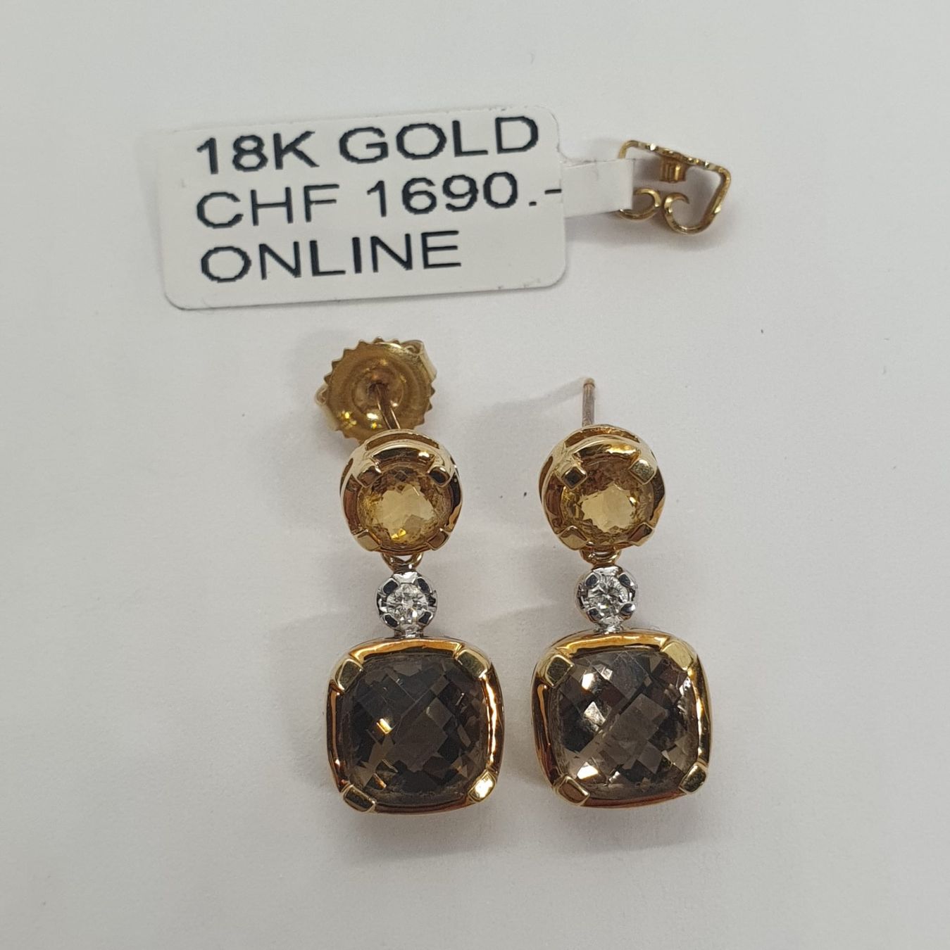 Orecchini pendenti & Orecchini a lobo: Echt 18K Gold Ohrhänger – Usato da Luzern venduto da Luzern-Goldhaus 1
