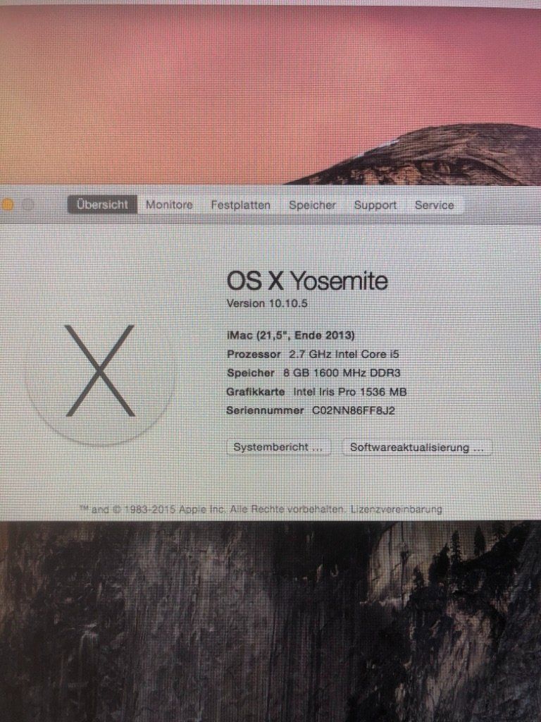 Apple PC: IMac 21,5 Zoll 2013 – Usato da Stallikon venduto da ulv_k7jj 2