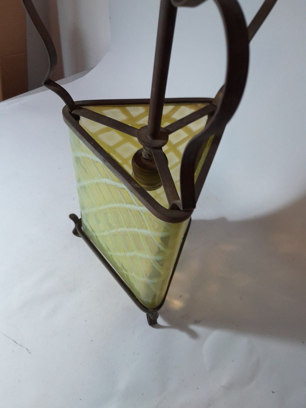 Lampadari & plafoniere: Vintage Deckenlampe - Art Deco? - Glas – Usato da Männedorf venduto da Bel-view 2