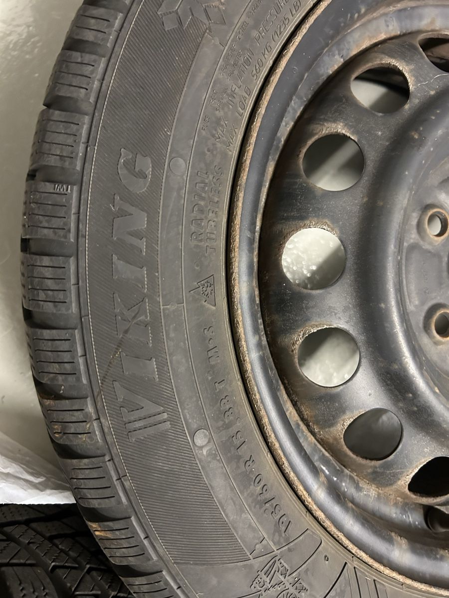 Hankook Pneumatici & Ruote complete: 4x Winterräder komplett 195/60 R15 Stahl – Usato da Willerzell venduto da M3lli 5