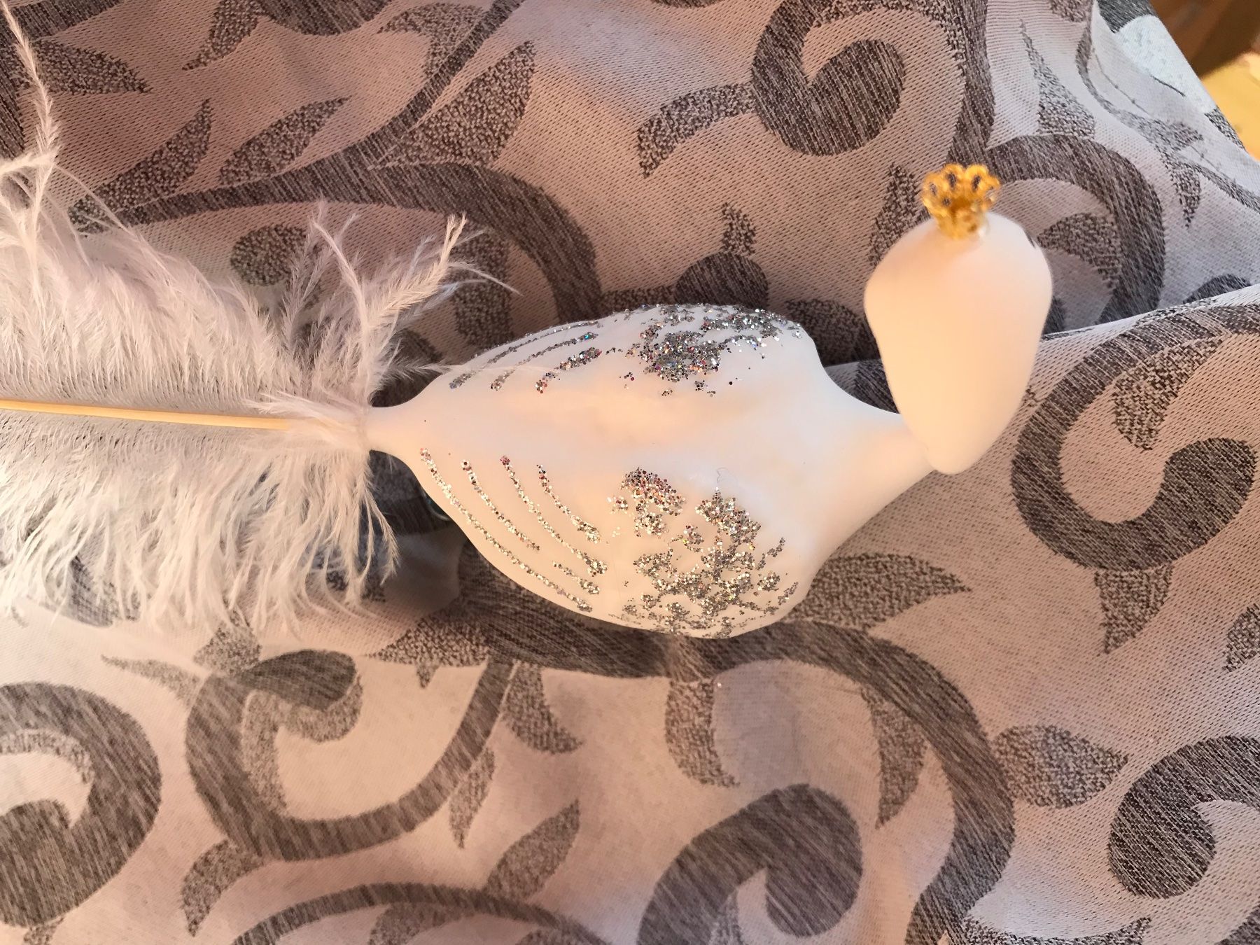 Tutte le decorazioni: Schwan Christbaumschmuck Vogel – Nuovo e nell'imballaggio originale da Alpnach Dorf venduto da marvo 4