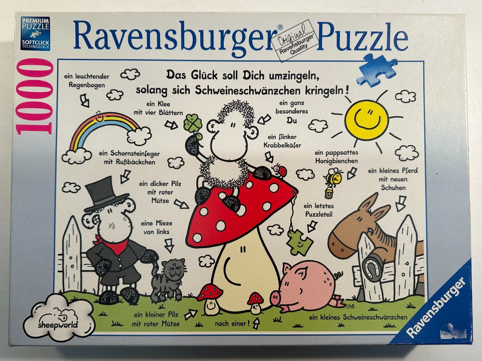 Ravensburger Puzzles: Ravensburger Puzzle SheepWorld. 1000Teile – Gebraucht aus Dürnten von RaschaKatz