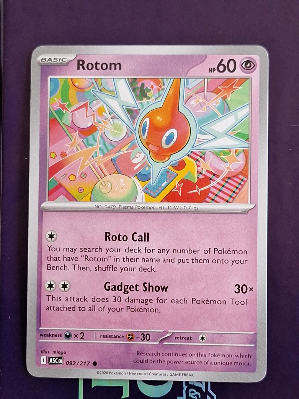 Pokémon Carte collezionabili: Rotom - Pokemon Ascended Heroes – Usato da Altstätten SG venduto da GGsGameshop