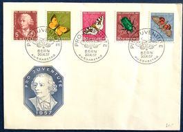 1957 /FDC  Pro Juventute Ohne Adresse