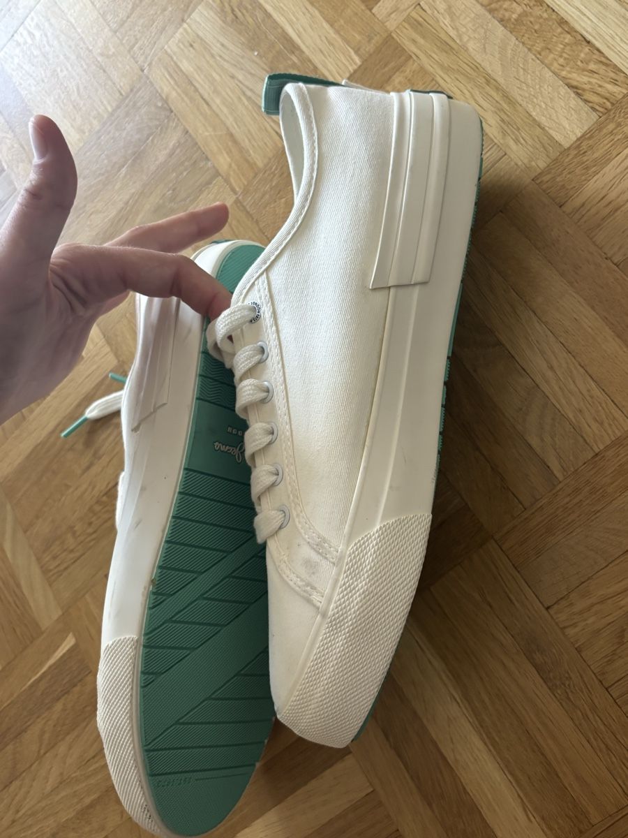 Pepe Jeans Scarpe da donna: Baskets Pepe Jeans blanc, neuf – Nuovo (secondo la descrizione) da Vevey venduto da lau_c6mw 4