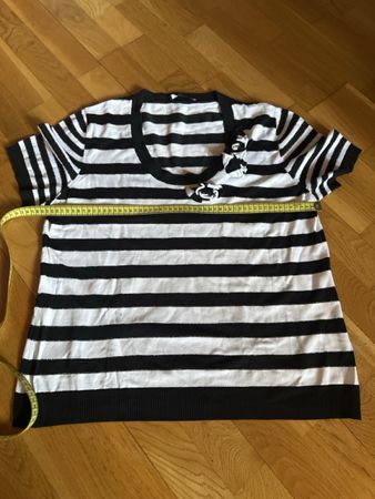 BETTY BARCLAY gestreift schwarz weiss Grösse XL guter Zustan