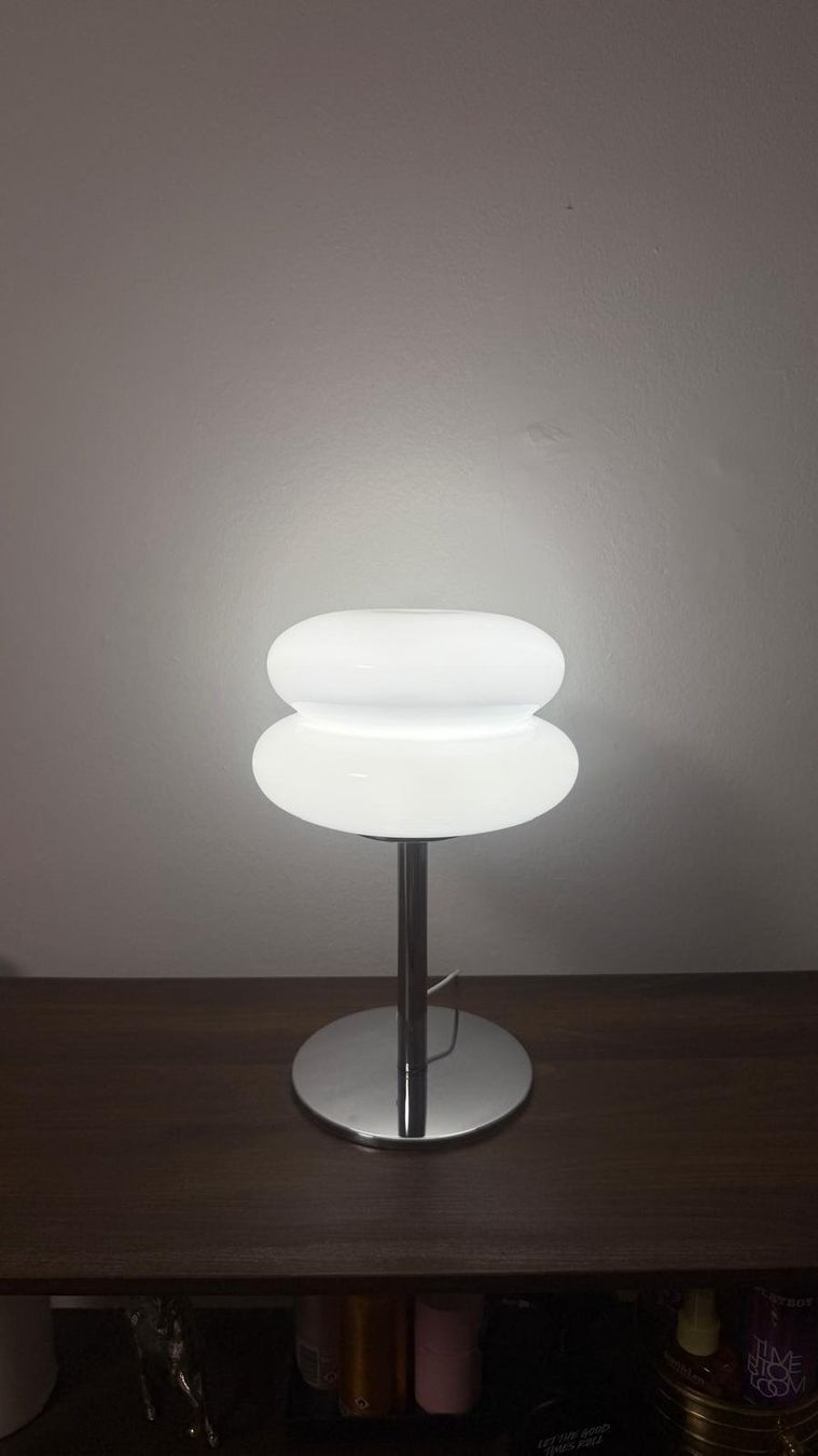 Lampen: Vintage Glaslampe in Weiss – Neu (gemäss Beschreibung) aus Zürich von dus_gln9