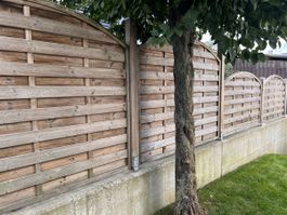 Holz Sichtschutzzaun Lettland (Tomwood) / komplett