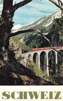 Filisur GR Rhätische Bahn Landwasserviadukt Graubünden