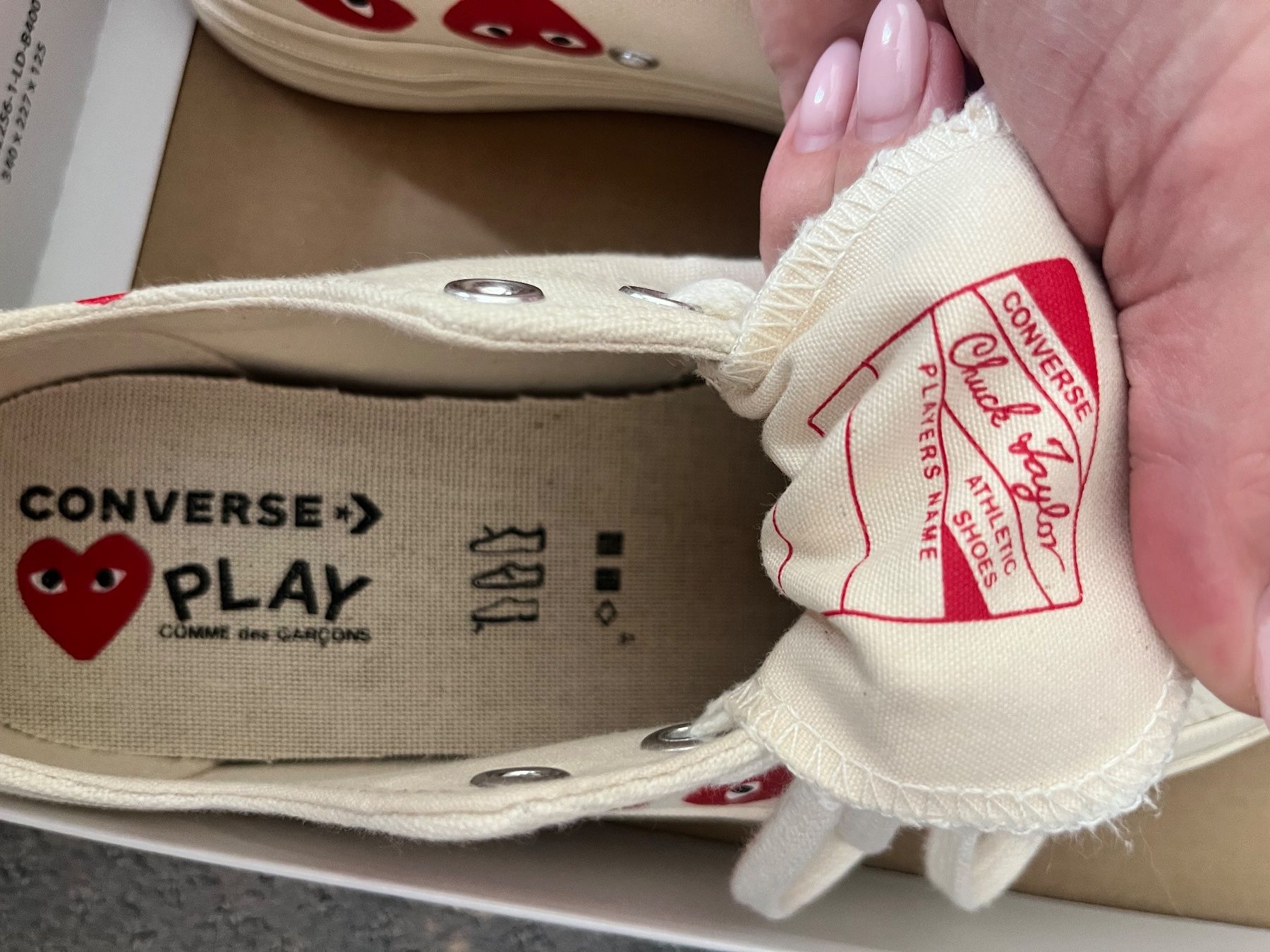 Comme Des Garcons Scarpe da uomo: Comme des Garcons Converse Schuhe, Grösse 41.5! – Usato da Kloten venduto da Deborah25 4