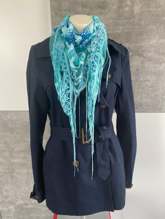Modisch,trendige Trenchcoat-Jacke,Gr.S(36/38),NEU mit Schal