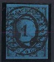 Altdeutschland 1851 Sachsen 2 Neu-Groschen gest.