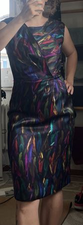 100% Seide Kleid Milly New York Gr. 4 / EU 36 Wie NEU