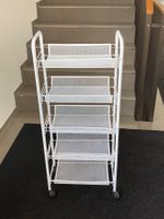 ETAGEN-ROLLWAGEN MESH, in weiss