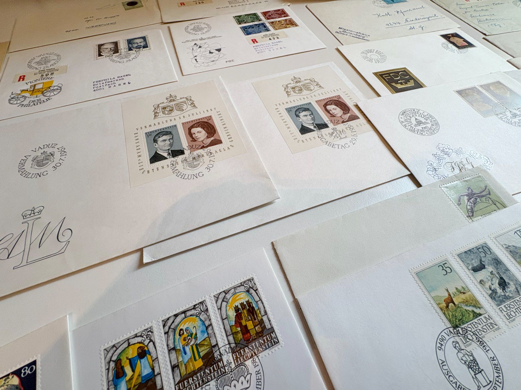 Alle Briefmarken: Liecthenstein Briefmarke Lot – Gebraucht aus Riva san vitale von abd_p86k 3
