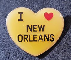 V183 - Pin Amerika I Like New Oreans  Herz