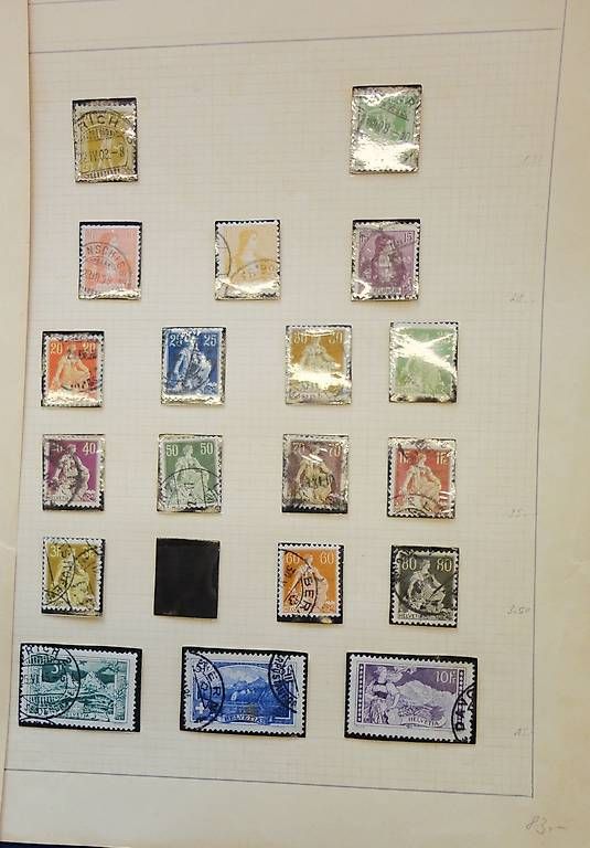 Alle Briefmarken: Lot 211 uralt Schweiz – Gebraucht aus Bleienbach von Mineral_Antik57 3