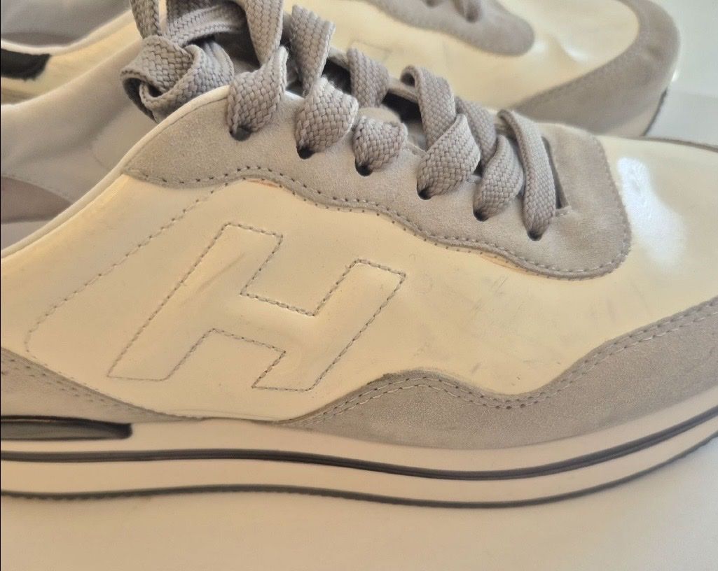 Chaussures femmes: Damenschuhe Hogan Grösse 39 weissgrau Leder – D'occasion à Monte Carasso par alu_cf8g 1