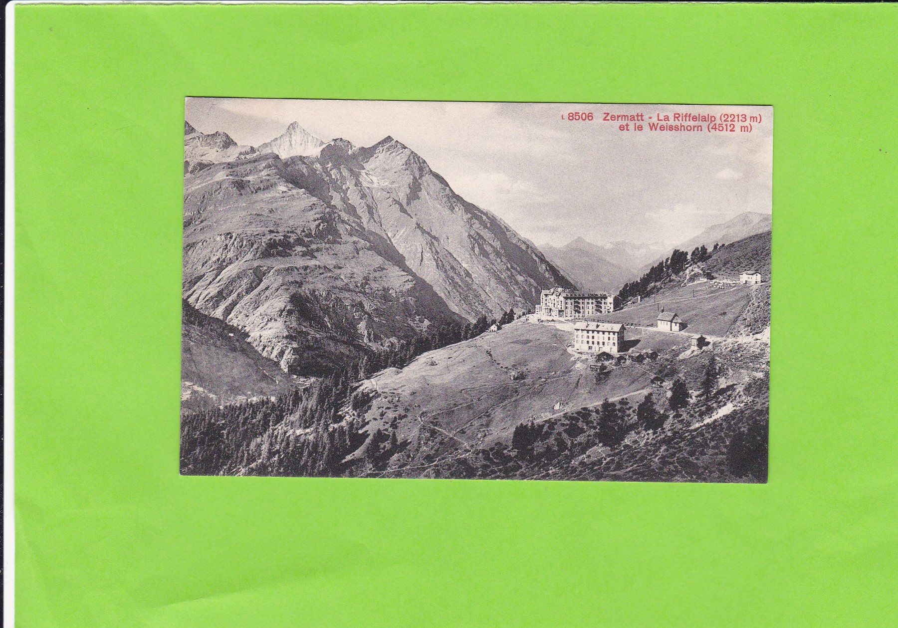 Cartoline postali: Zermatt-Riffelalp – Usato da St. Peterzell venduto da neckertal