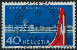 1953 - Zürich Flughafen - Ersttag Voll Stempel ET