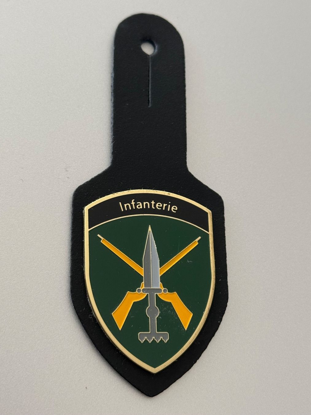 Schweizer Armee Plaketten & Abzeichen: Brustanhänger: Infanterie - Schweizer Armee – Gebraucht aus Brütten von Hst1 1