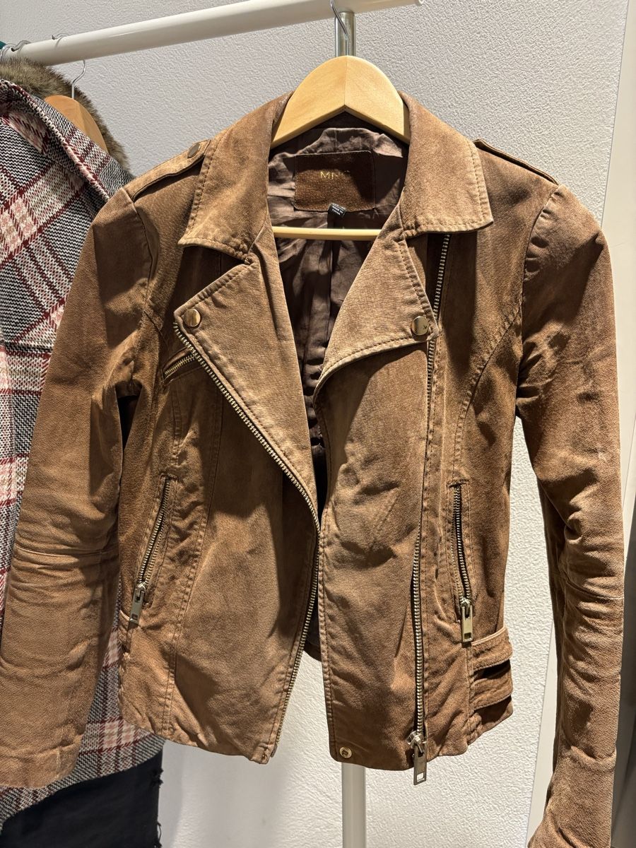 Mango Jacken: Wildlederjacke in Braun Gr. 36 MNG – Gebraucht aus Zürich von ale_xm76