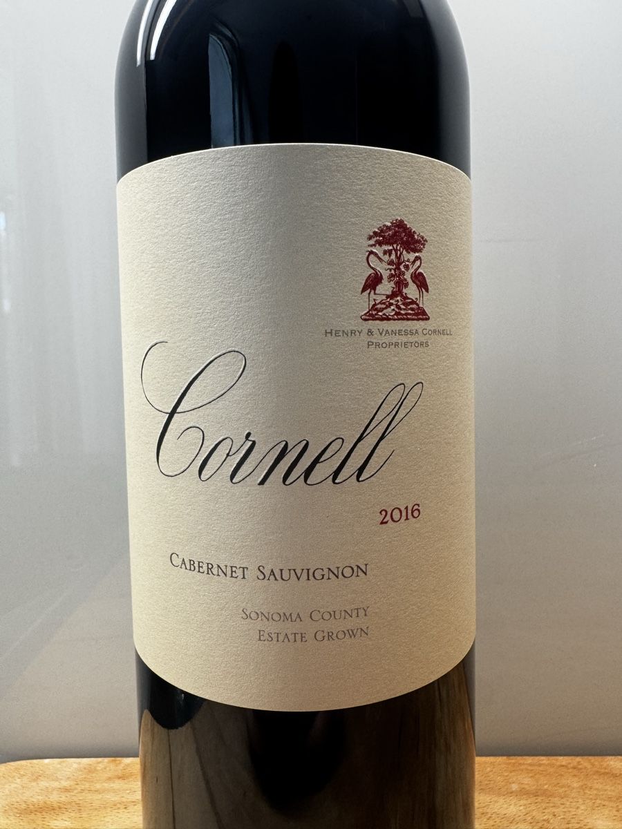 Vino: Cornell Cabernet Blend Sonoma 2016 – Nuovo e nell'imballaggio originale da Zürich venduto da object_of_desire 2