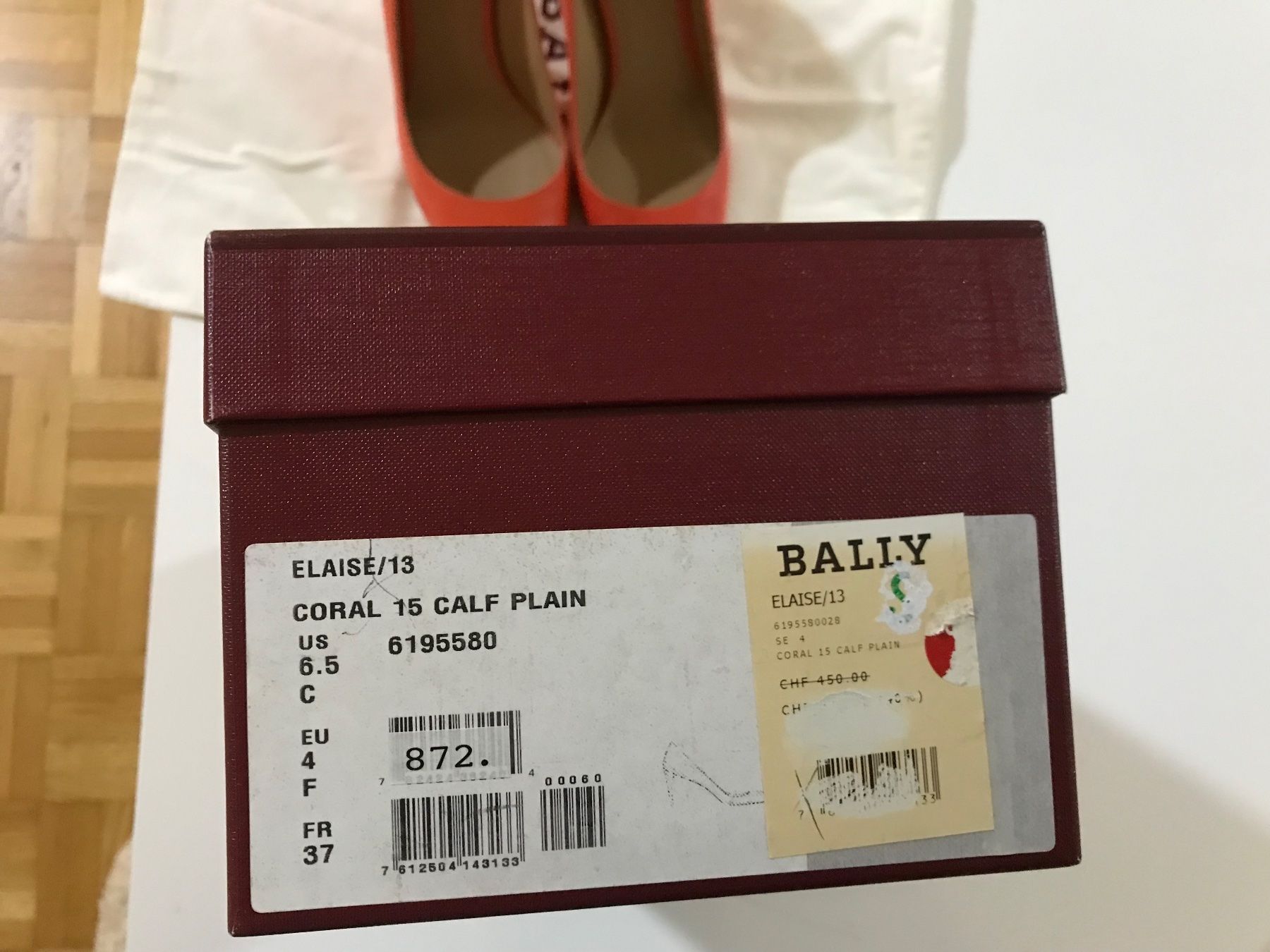 Scarpe da donna: Bally Pumps Gr.37 Neu, Coral Farbe – Nuovo e nell'imballaggio originale da Buchs ZH venduto da baagii 4