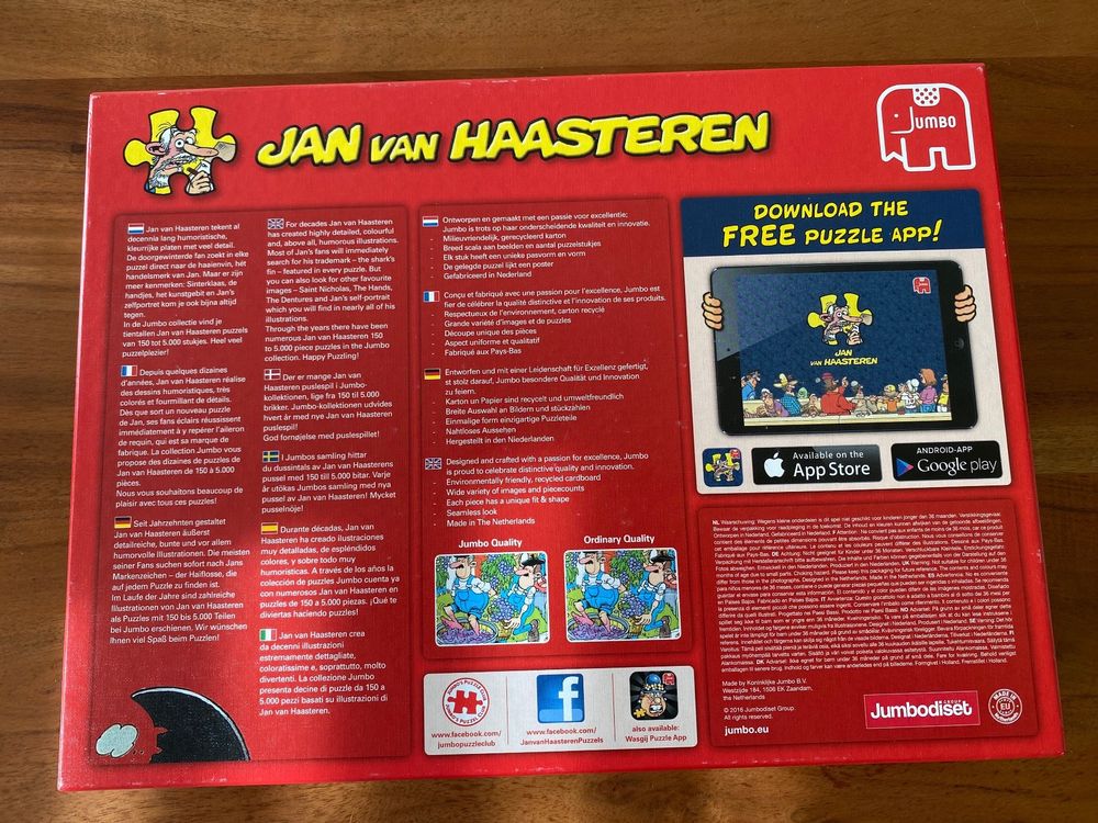 Comic Puzzle - Jan Van Haasteren, 1000 Teile | Kaufen auf Ricardo