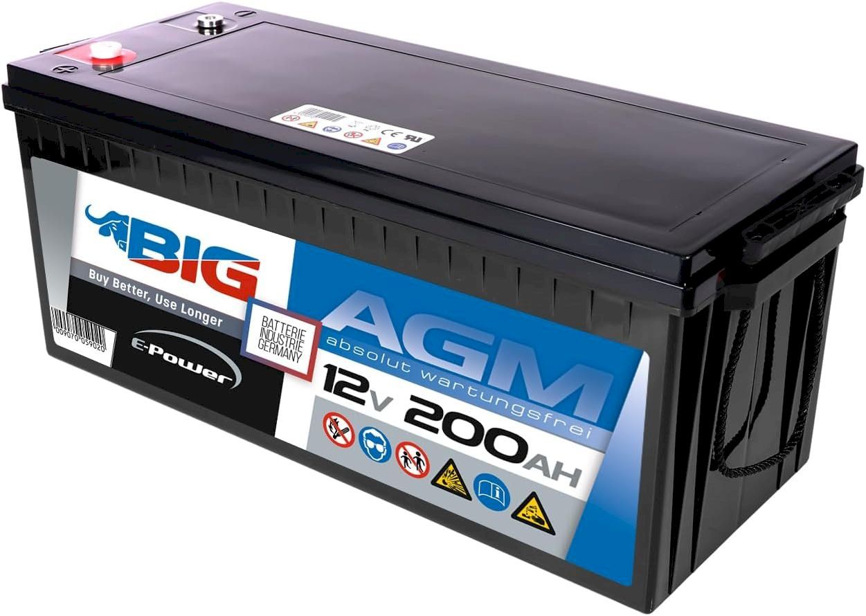 Batterien: BIG E-Power AGM 12V 200Ah – Neu und originalverpackt aus Bottighofen von zaap 2