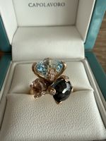 Capolavoro Ring, Roségold, Topase, Morganit & 52 Diamanten