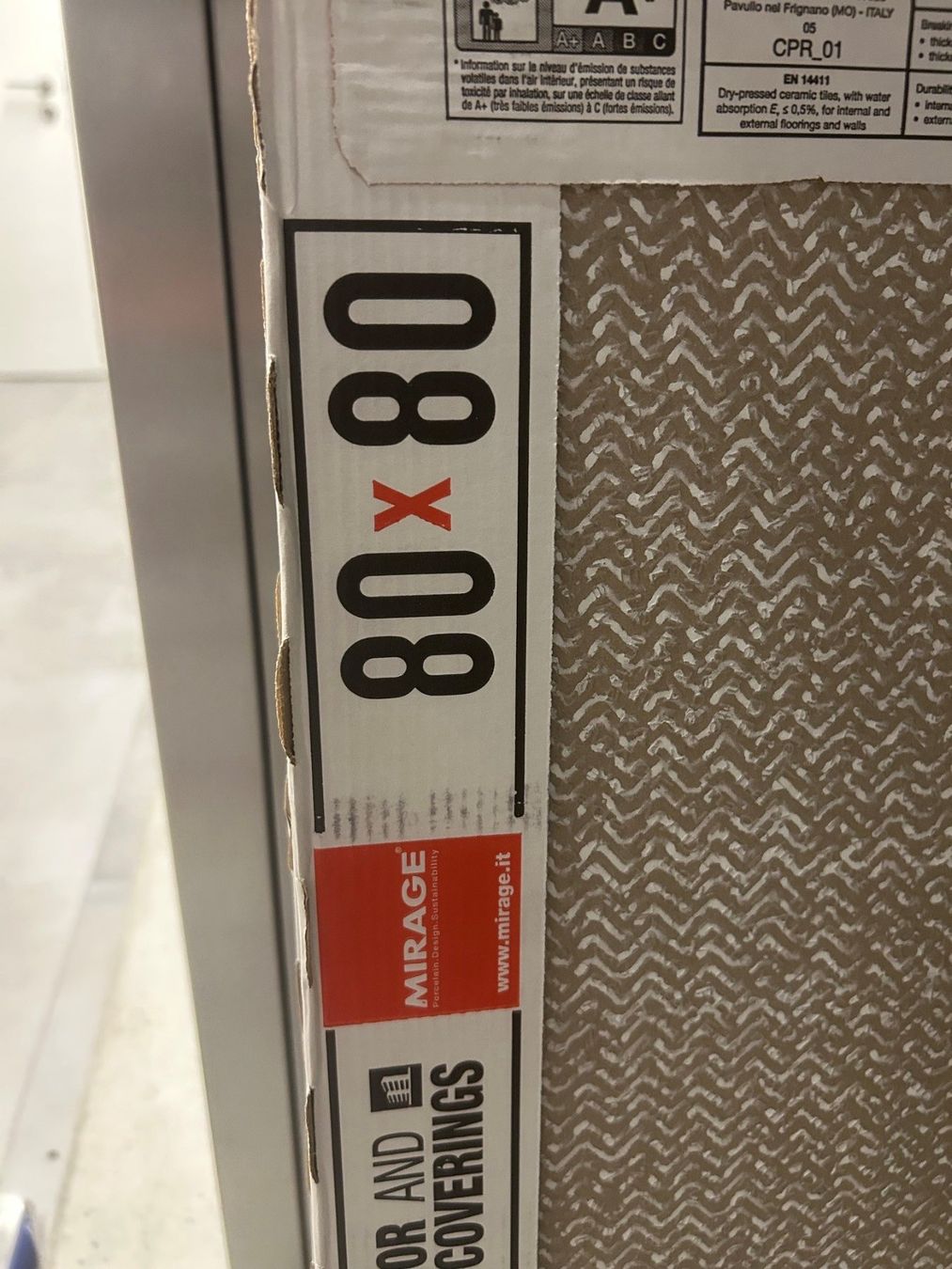 Rivestimenti per pavimenti: Bodenplatten Mirage 80 x 80 – Nuovo e nell'imballaggio originale da Leuzigen venduto da frankymate 1