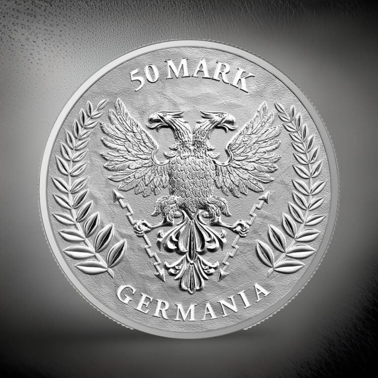 Germania Mint Germania 2022 2024 10 oz 999 Silber Feinsilber 50 Mark