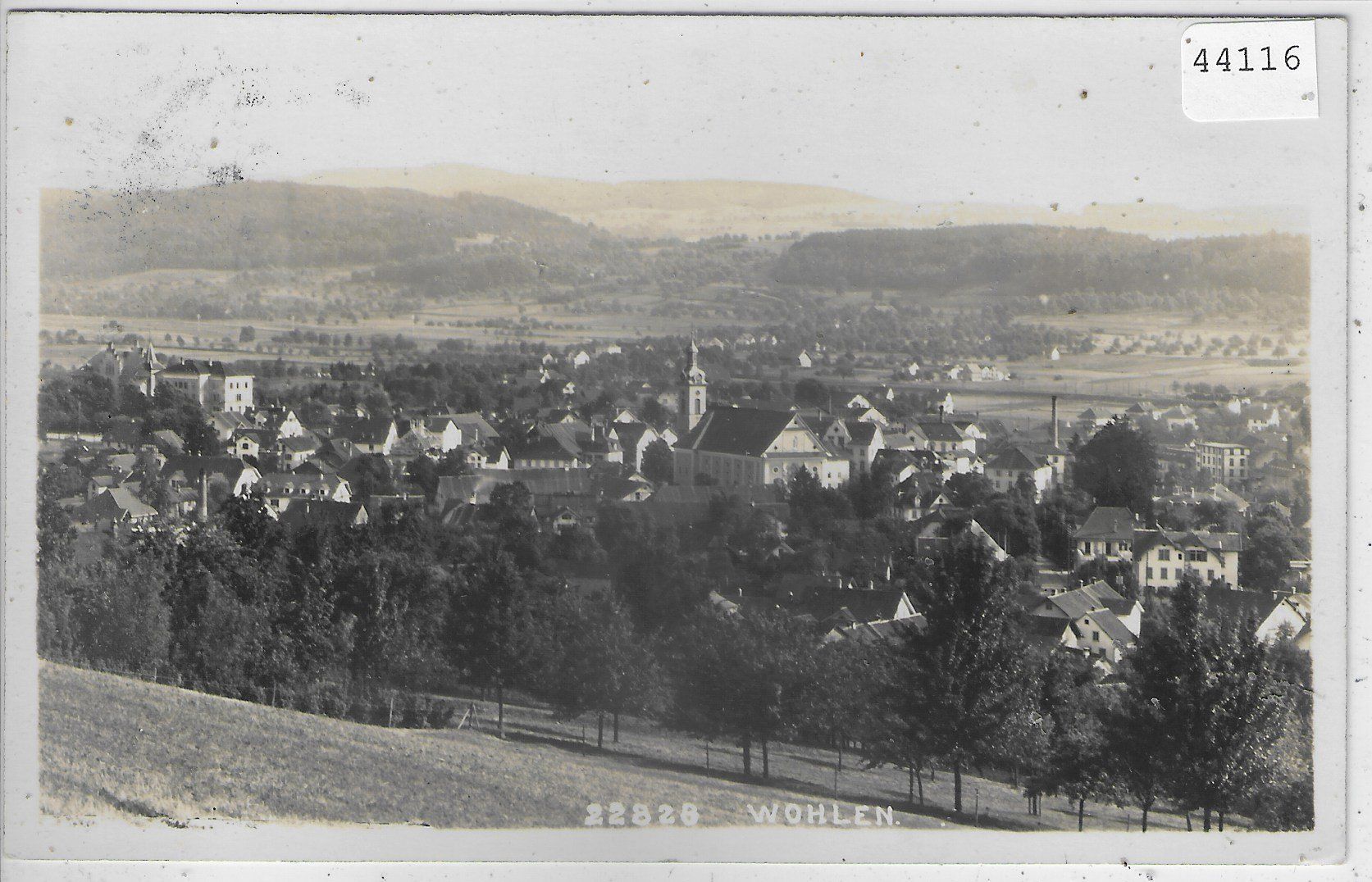 Cartoline postali: Wohlen AG - Generalansicht – Usato da Ettingen venduto da Kartenplanet