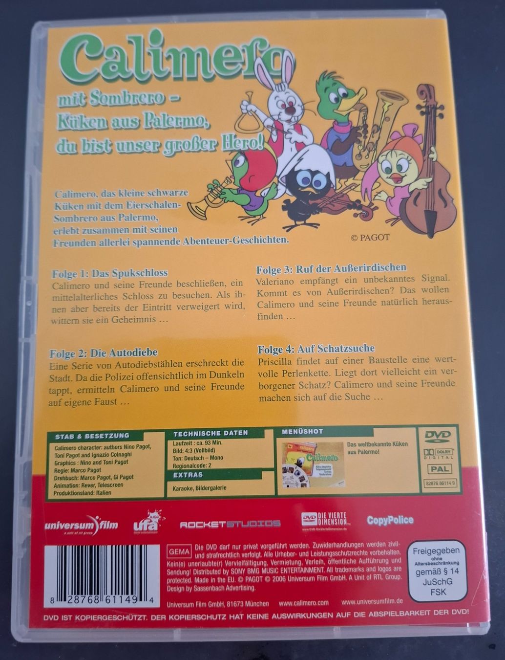 Tutti i DVDs: Calimero DVD – Usato da Basel venduto da mgn_ft72 1