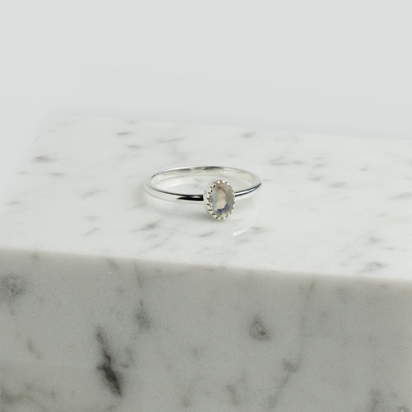 Ringe: Ring Silber 925 & Mondstein (14503) – Neu und originalverpackt aus Effretikon von Joiarte