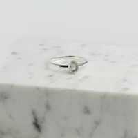 Ring Silber 925 & Mondstein (14503)