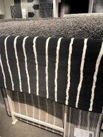 Tapis 195 x 133 cm - noir et blanc -