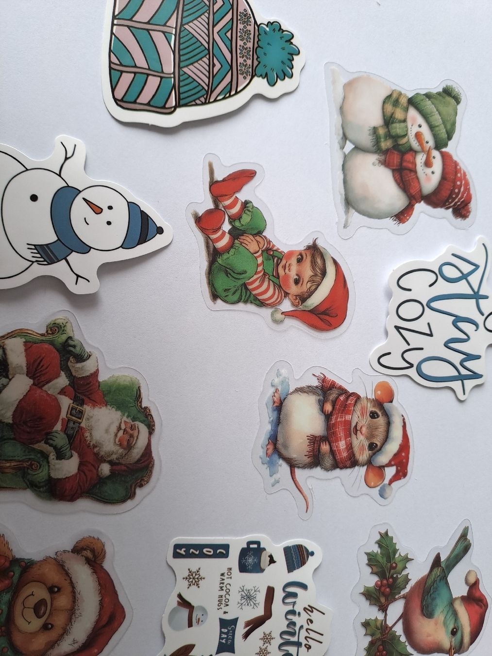 Sticker: Set F - Winterliche Sticker, Scrapbooking, Neu! – Nuovo (secondo la descrizione) da Münchenbuchsee venduto da Babsique 1