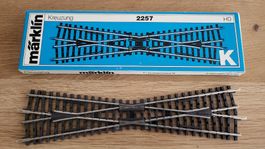 Märklin 2257 K- Gleis Kreuzung neu H0 AC OVP