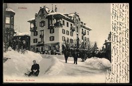 AK St. Moritz, Château, 1909