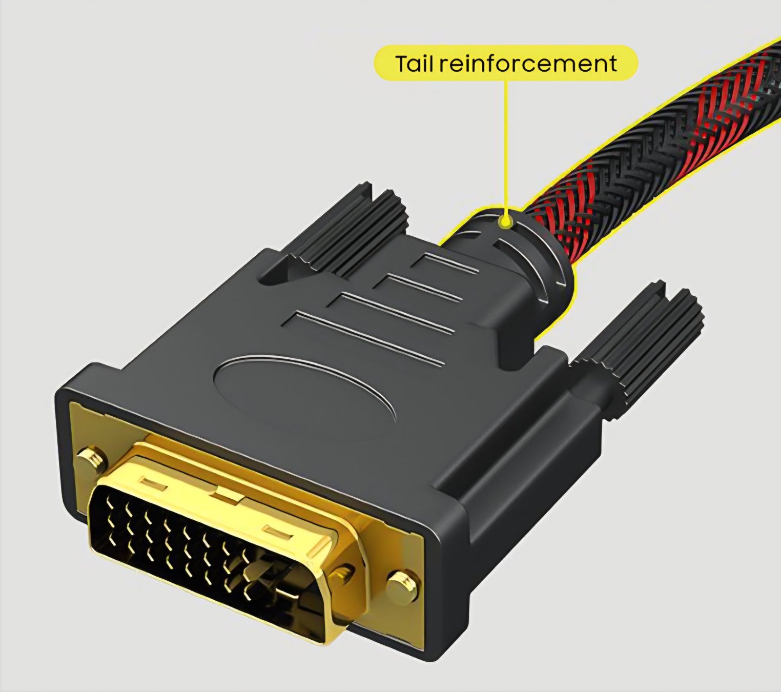 Cavi: Premium DVI 24+1 Dual-Link Kabel / 1,5 Meter / braided – Nuovo e nell'imballaggio originale da Uster venduto da -FPS- 4