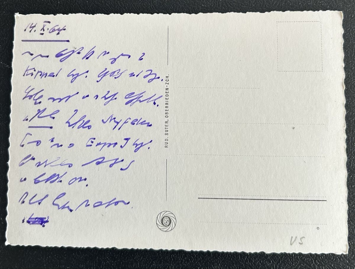Cartoline postali: Luftaufnahme Wiler im Lötschental  – Usato da Horw venduto da Tellbub 1