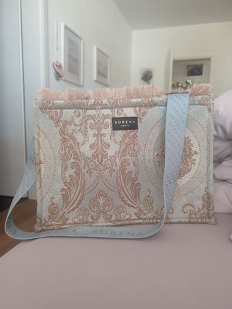 Handtasche Sorena Greece mit Fransen 1 Mal getragen