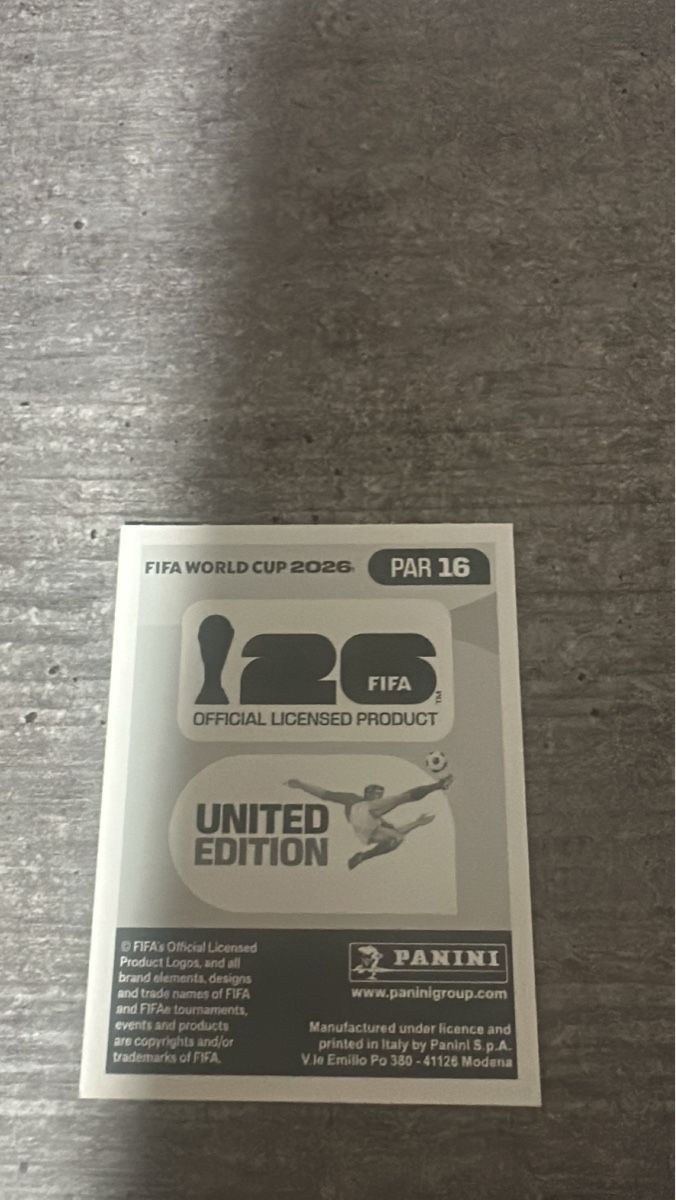 Panini Carte collezionabili: PAR 16 , FIFA WORLD CUP 2026 – Nuovo (secondo la descrizione) da Frauenfeld venduto da 1PegPeg1 1