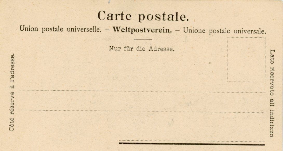 Cartoline postali: Davos  GR  mit Schatzalpbahn     ca. 1900 – Usato da Brig venduto da Valcards54 1