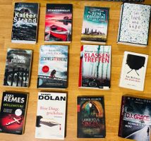 Bücherpaket/ 12 Krimis/ Thriller