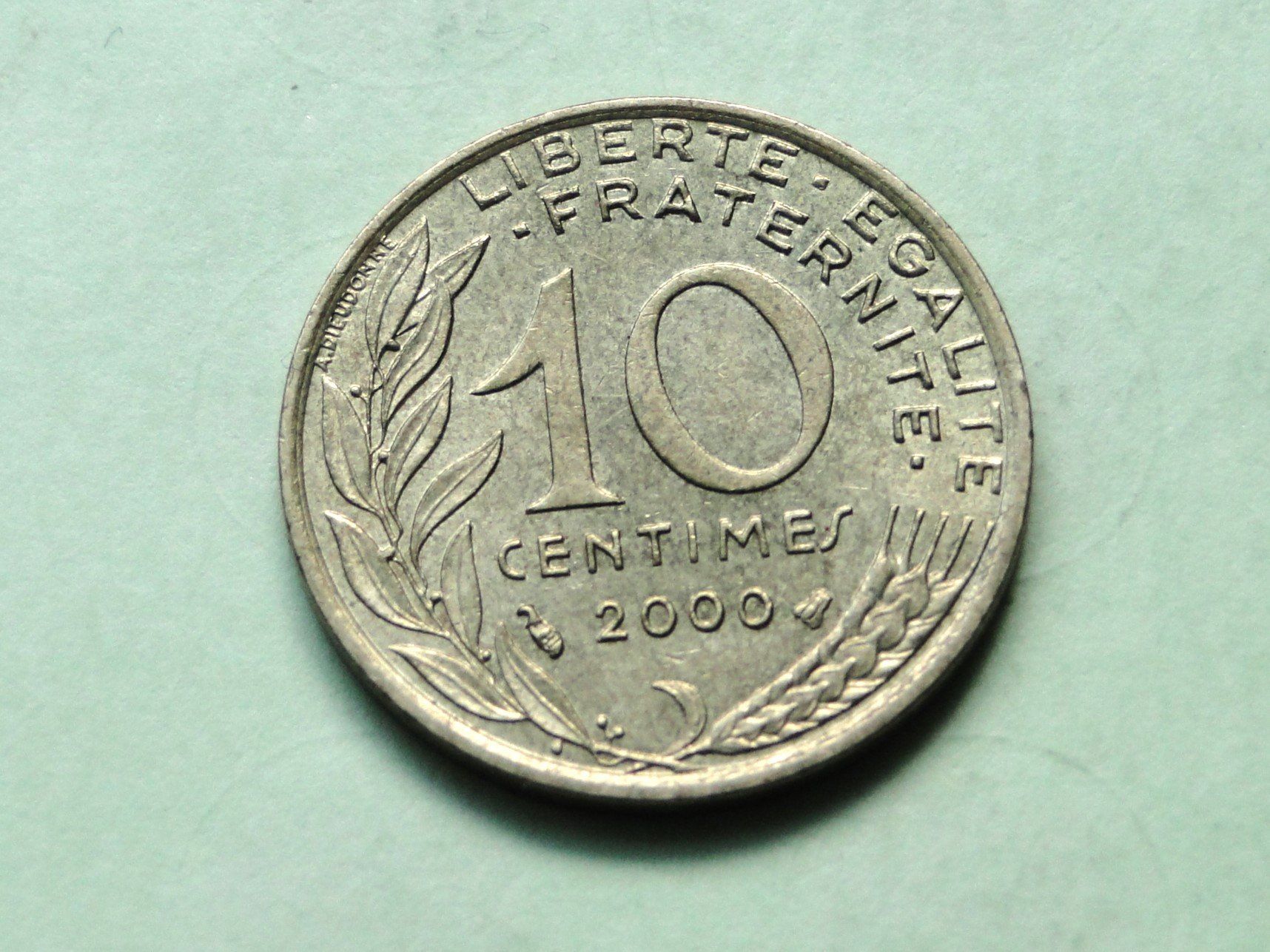 Tutti le monete: 10 centimes France 2000 Marianne – Usato da Killwangen venduto da cyrano56