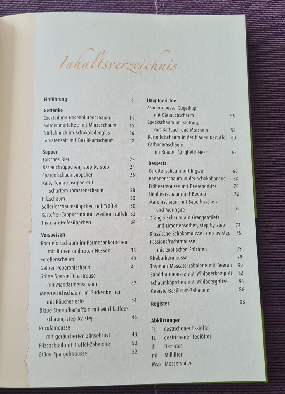 Libri: Espumas - Mousse & Schäume v. Thur Maag – Nuovo (secondo la descrizione) da Zumikon venduto da Rosa26 5